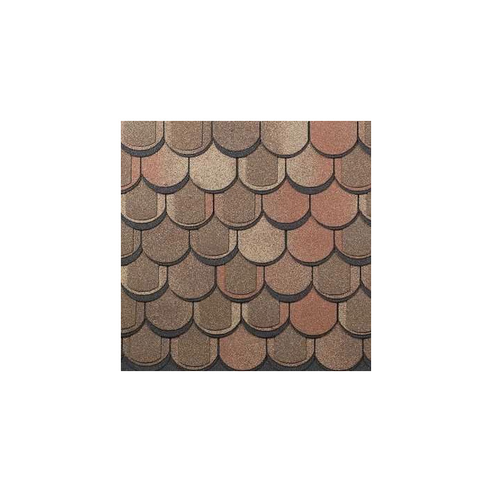 Гибкая черепица многослойная Технониколь Шинглас Атлантика Тенерифе